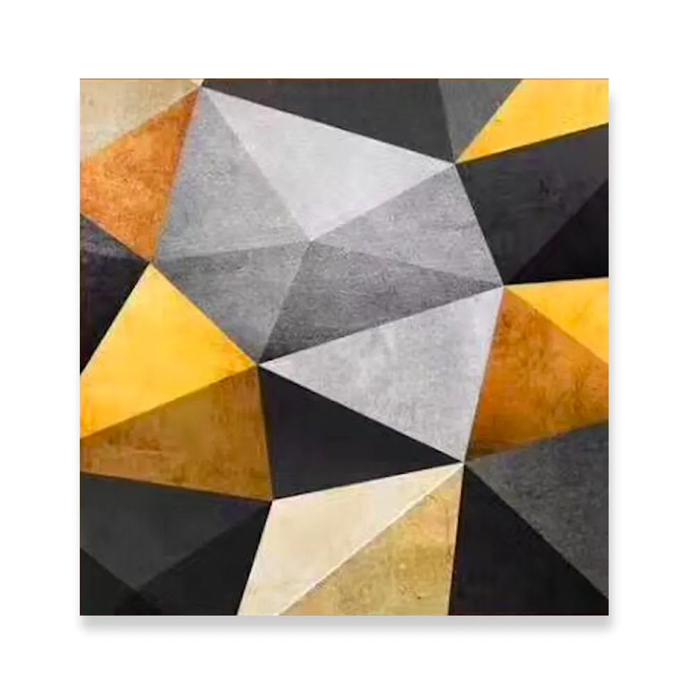 Popular Hand Painted Modern Geometry of Abstract Oil Painting for Home Decor 3D Wall Paintings on Canvas for Living Room