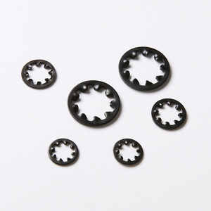 Arandela Dentada Interna Hai'an de Acero al Carbono Negro, Antideslizante, DIN 6798-1988 Grado A, Hecha a Medida - Product Image 1