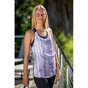 Abbigliamento sportivo sportivo in Spandex leggero e leggero da donna con stampa personalizzata per taglie forti per l'estate - Product Image 1