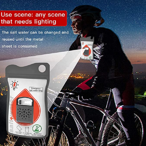 Lampe à eau salée, lampe alimentée à l'eau salée, lampe d'urgence portable, sac d'eau salée - Product Image 5