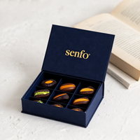 Boîte Cadeau en Carton de Haute Qualité Personnalisée avec Logo pour Emballage de Chocolat, Boîtes en Papier Premium de Qualité Alimentaire