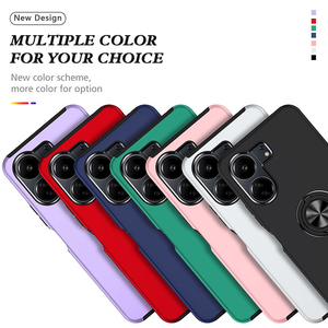 Soporte de montaje para coche, funda magnética para <span class=keywords><strong>Redmi</strong></span> NOTE 13 Pro <span class=keywords><strong>5G</strong></span> 4G 13C 12 <span class=keywords><strong>10C</strong></span> 11S 11 Pro Plus 10 9 9A 9C, funda Invisible para anillo de dedo - Product Image 3