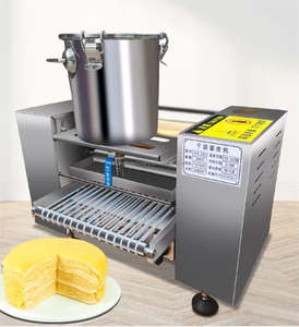 Máquina automática para hacer pasteles de crepé Mille, máquina para hacer panqueques finos, papel de <span class=keywords><strong>arroz</strong></span>, máquina para panqueques de pastel de <span class=keywords><strong>pato</strong></span> asado - Product Image 3
