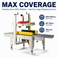 Machine à sceller les cartons FXC-5050, scelleuse de cartons réglable et personnalisable, certifiée CE, scelleuse de boîtes automatique économique, industrielle