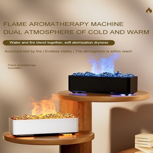 Diffuseur d'arômes volcanique à flamme, humidificateur d'air ultrasonique pour huiles essentielles, vente en gros - Product Image 2