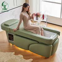 Lit de lavage de cheveux Jincheng pour spa, salon, hôtel, hôpital, supermarché, lit de massage thaïlandais avec hydrothérapie