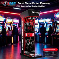 Machine d'arcade de boxe électronique à monnayeur, avec interface en anglais, garantie 1 an, pour bars et centres de divertissement familial