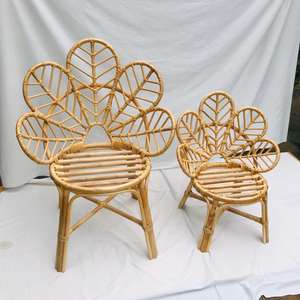 Silla de mimbre para niños, mobiliario de diseño novedoso - Product Image 4