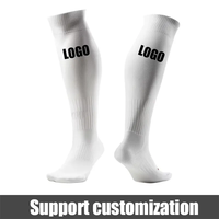 Chaussettes de football OEM Elite, épaisses et rembourrées, en polyester, antidérapantes, unisexes, tricotées.