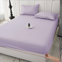Protège-matelas moderne en coton brossé jetable, housse de lit anti-poussière, couleur unie, simple/double, fabriqué au Vietnam