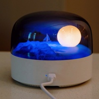 Lampe de table LED Moon-Veilleuse LED pour la décoration de la maison, l'étude, le bureau et le salon