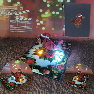 Biglietti d'Auguri Natalizi e di Capodanno 3D Personalizzati con Design per il Nuovo Anno - Product Image 4