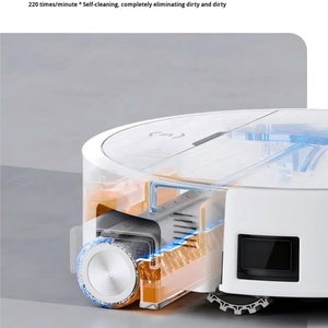 Robot Aspirador y Fregador de Pisos T80S con Motor de Escobillas, Control por Voz a través de Aplicación, Succión de 24800 Pa - Product Image 6