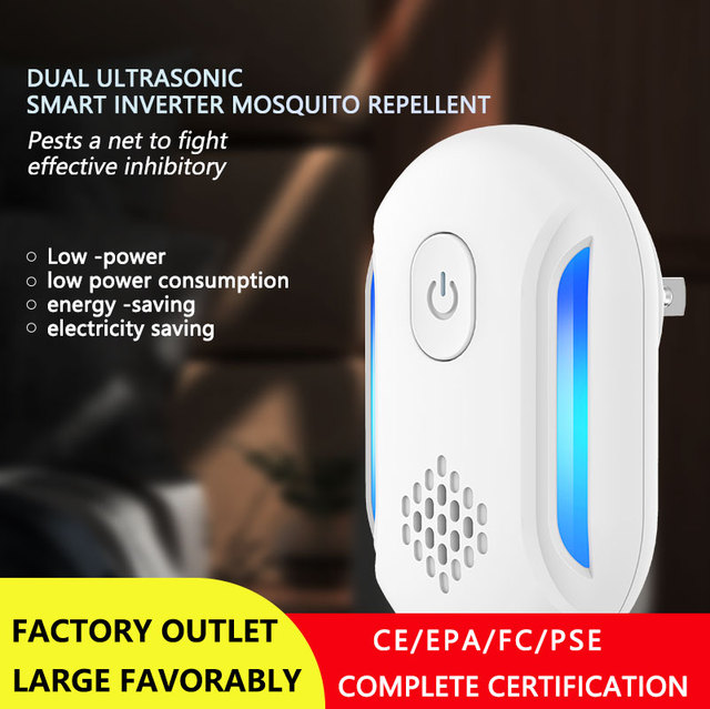 Electronic Ultrasonic Pest Repellent Indoor Plug in Control for Flea, Mosquitoes, Mice, Spiders, Ants,