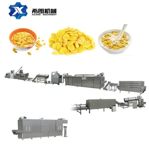 Fabricant de céréales feuilletées Corn Flakes Ligne de transformation alimentaire Corn Flakes corn snack making Equipment Industrial