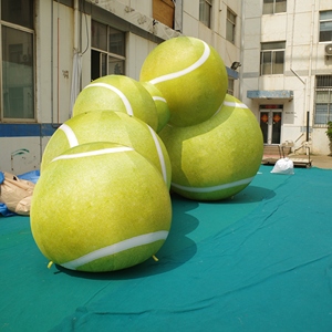 Bola Balon Olahraga Tenis Iklan Tiup Raksasa Kustom dengan Kipas Terpasang untuk Dekorasi Acara Festival Pesta - Product Image 6