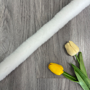 Bandes de <span class=keywords><strong>fausse</strong></span> fourrure de castor pour sapin de Noël, idéales pour les accessoires DIY faits main avec bords frangés - Product Image 5