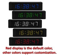 Layar hijau kualitas tinggi 1 inci Timer Digital portabel Mini jam dinding LED multifungsi dengan pengendali jarak jauh grosir