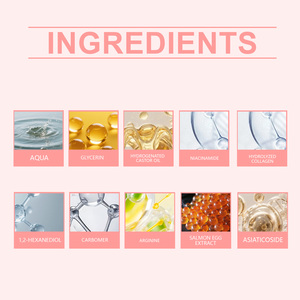 Almohadillas de gel tonificante de colágeno rosa hidratantes y humectantes, almohadillas de algodón redondas para limpieza facial y desmaquillante, 70 piezas - Product Image 5