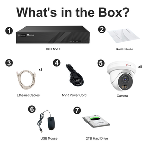 Aangepaste Ip Camera Systeem 8ch Nvr 2Tb Hdd Met 8Pcs 5mp Torentje Camera Motion/Human Detection Smart Dual Light Ingebouwde Microfoon - Product Image 6