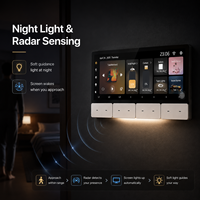 Panneau de contrôle intelligent Tuya Zigbee de 6,2 pouces, écran tactile Android 11, contrôleur central, fournisseur d'automatisation de projets OEM ODM F5