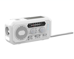 Năng lượng mặt trời <span class=keywords><strong>Powered</strong></span> <span class=keywords><strong>Hand</strong></span> Crank <span class=keywords><strong>Dynamo</strong></span> AM/FM Đèn pin đài phát thanh với bộ sạc điện thoại - Product Image 1