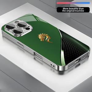 Funda de Lujo para Teléfono Celular Apple 17 Air, con Diseño de Escamas de Dragón en Cristal, para iPhone 16 Pro Max, 13, 14, 15 Plus, Protectora - Product Image 4