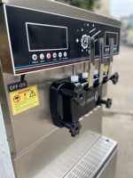 IJsmachine 48-50L/H Dubbel Systeem Yoghurt Soft Serve IJs Bereidingsapparaat Commerciële IJsmachine