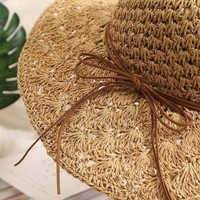 Topi Pantai Lipat Gaya Nelayan untuk Liburan Musim Panas, Penutup Kepala Outdoor yang Dapat Disesuaikan dengan Sablon Sutra