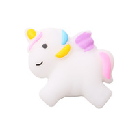 Jouet à presser licorne mochi kawaii, mini, coloré, souple, en caoutchouc/matériau TPR, 4-5 cm, pour soulager le stress, cadeaux d'anniversaire