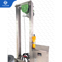 Mélangeur de liquide industriel 100L-1000L Homogénéisateur à levage pneumatique Pâte à haut cisaillement Disperseur de mélange Produits chimiques Plastiques Moteur Haut