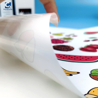 Paquet personnalisé papier autocollant blanc mat 8.5 "* 11" auto-adhésif vinyle jet d'encre amovible autocollant feuille de papier