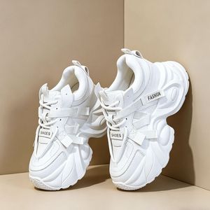 Scarpe da Corsa e Passeggio Trendy da Donna <span class=keywords><strong>con</strong></span> Suola Spessa, Ammortizzate, Impermeabili, <span class=keywords><strong>Sneakers</strong></span> <span class=keywords><strong>con</strong></span> <span class=keywords><strong>Zeppa</strong></span> e Plateau - Product Image 5