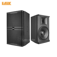 Système de sonorisation professionnel extérieur LAIX KP410 250 Watt, 2 enceintes, 2.0 canaux, woofer 10 pouces, en bois