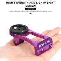 Support multifonctionnel RIDERACE pour ordinateur, support de caméra en alliage d'aluminium, support de chronomètre et de compteur de vitesse pour Garmin Bryton Cateye