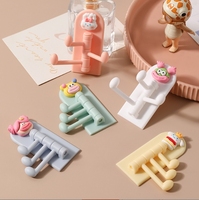 Crochets multifonctionnels en plastique pour notes de musique dortoir étudiant adolescentes salle de bain cuisine murale