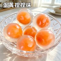 Nouvelle boule transparente simulée en forme d'œuf croustillant, faite à la main, anti-stress, moulable en vaseline, jouet de relaxation