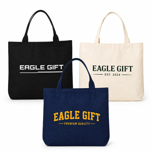 Customized <b>Large</b>-sized Tote <b>Bag</b> Eco-friendly Cotton <b>Bag</b> with Printable Design Reusable Canvas <b>Bag</b> with Customizable logo - Product Image 1