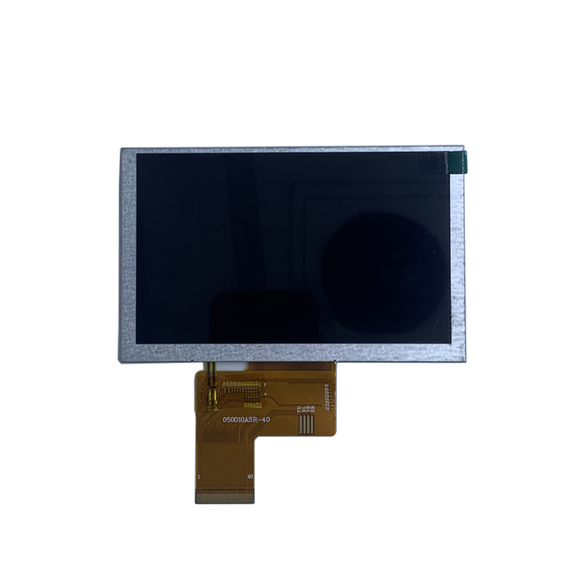 5 Inch TFT LCD Display 800x480 Resolution ST7282 Driver IC 40pin RGB Interface White 16:9 Contrast Ratio Screen