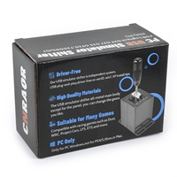 Color Box Logitech 16 bits Usb frein à main Sim avec manette de vitesse 7 + R avec plaque et support pour jeux de course G25/27/29 T300 T500