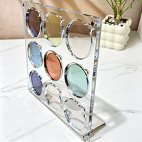 Support d'affichage optique en acrylique transparent de haute qualité à 9 ou 16 compartiments pour lunettes et lunettes de soleil en magasin