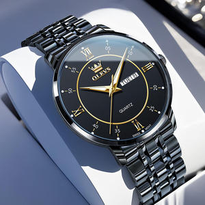   Reloj de Cuarzo de Alta Calidad con Logotipo Personalizado OEM ODM 3680, Reloj de Negocios Luminoso, Resistente al Agua, con Movimiento de Acero Inoxidable - Product Image 1