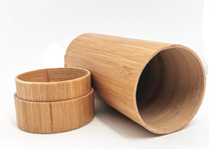 Настраиванная мемориальная натуральная бамбуковая биоразлагаемая трубка для кремации урна для кремации похоронный подарок гроб на память шкатулка - Product Image 5