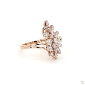 Premium <b>Diamond</b> Gold <b>Ring</b> for Women Elegant Fashion Fine Jewelry Wedding Engagement Everyday Wear - Product Image 2