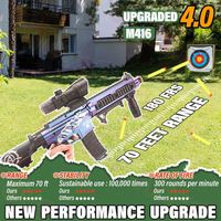 Pistolet jouet chinois MP7 Uzi Ball SRB1200 Blaster M416 300 FTS Splatrball AR M4A1 Dropshipping MP9 Blaster