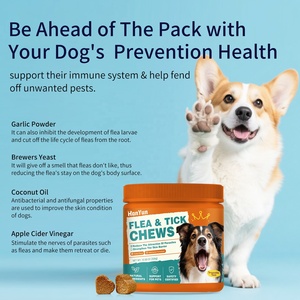An toàn <span class=keywords><strong>Flea</strong></span> & <span class=keywords><strong>Tick</strong></span> phòng ngừa mềm nhai cho chó-dầu dừa & tỏi công thức hỗ trợ sức khỏe da & áo & tăng khả năng miễn dịch - Product Image 3