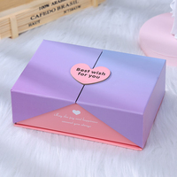 Caja de papel de embalaje de regalo de doble puerta, de diseño obd2