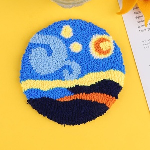 Kit de broderie au poinçon XIXI pour débutants - Kit facile pour adultes avec cerceau de broderie en polyester pour la décoration de la maison - Product Image 4