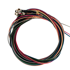 OEM Custom Professionele Duurzame Stalen Kern Kleurrijke Koperen Wikkeling Elektrische Basgitaar 6-snarige 6-snarige voor Beginners - Product Image 2