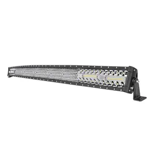 Barra de luz LED Offroad para serviço pesado de 396 W com feixe de inundação de ponto de 54 polegadas